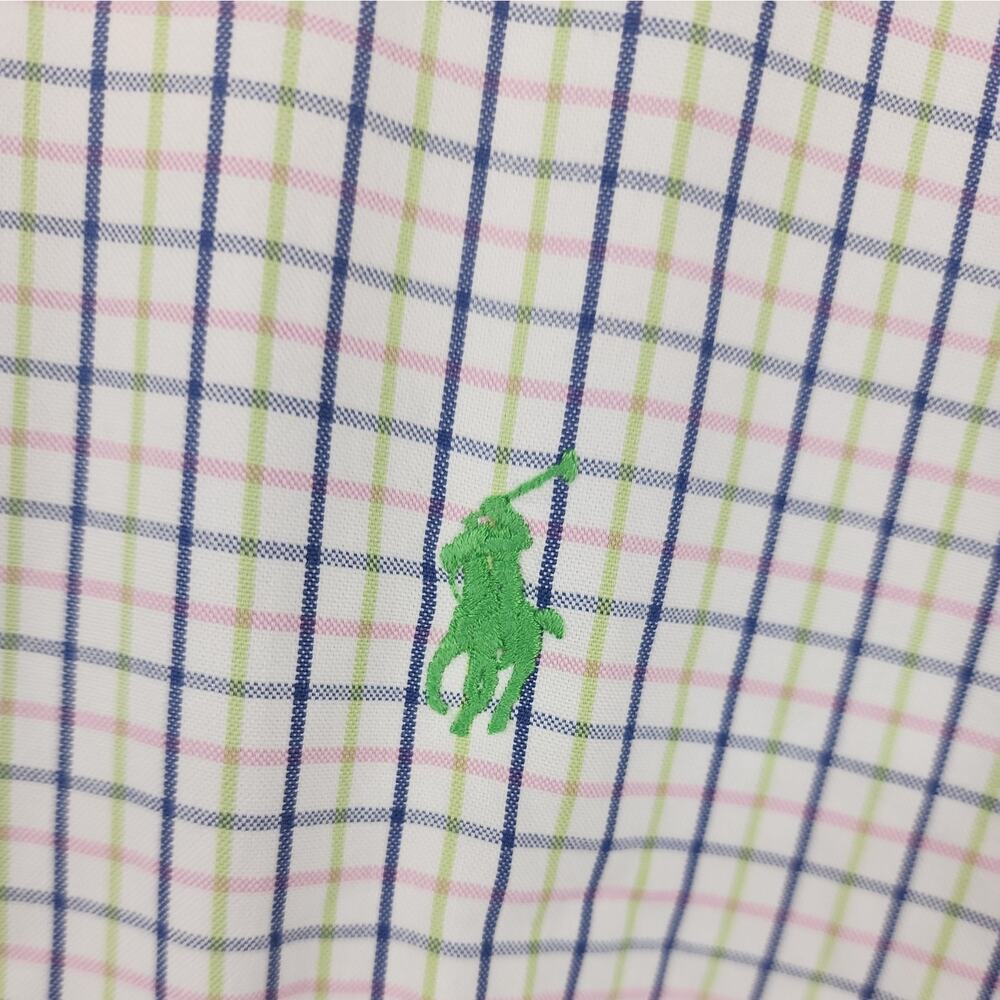 Ralph Lauren, Short Sleeve, Classic Fit, XXL, Multi Color, Logo Green - Picture 3 of 7